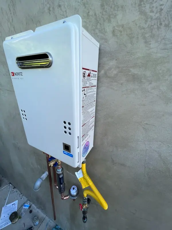 Tankless water heater installation for Temecula homes
